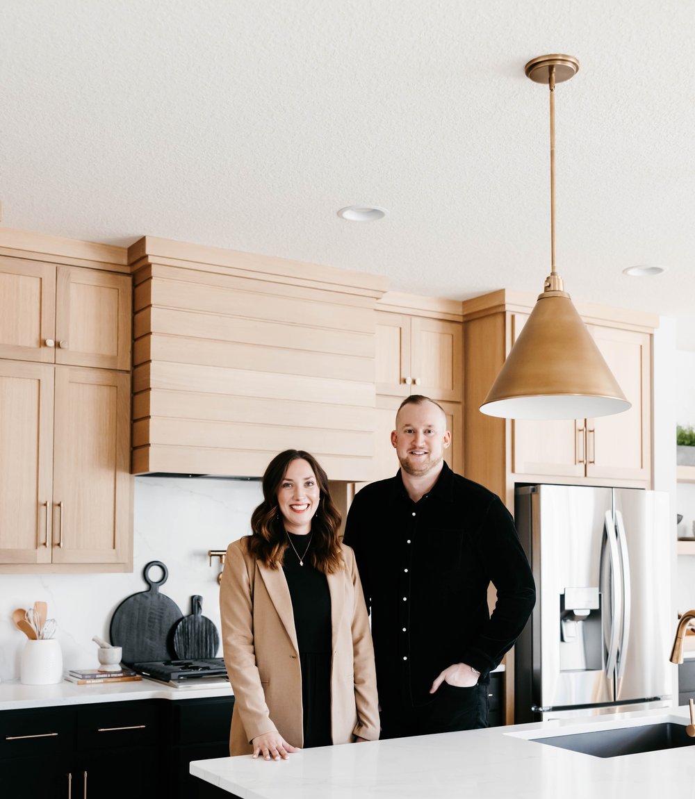 Mercedes Forslund and Oliver White in a Twin Cities kitchen
